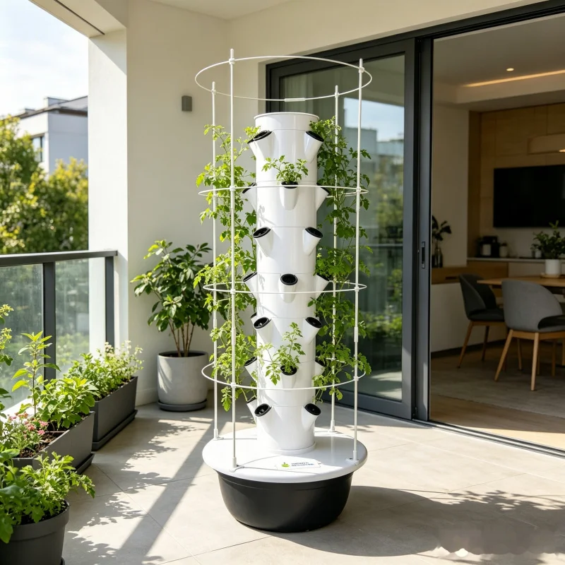 Smart Garden Trellis - Torre Idroponica a 9 Livelli per
