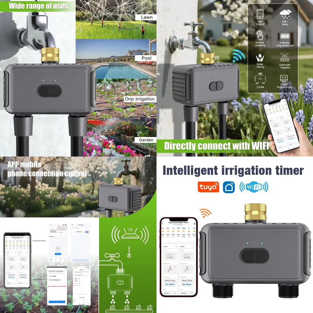 Smart Garden Usa - Timer per Irrigazione WAP01 con Controllo